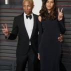 El cantante Pharrell Williams y su mujer Helen Lasichanh