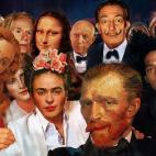 La Venus de Botticelli, la Mona Lisa, Pablo Picasso, Frida Kahlo, Vicent Van Gogh... en el selfi de los Oscar.