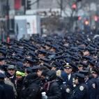Impresionante y emotivo funeral por un agente de la Polic&iacute;a de Nueva York
