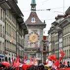 El Primero de Mayo en Berna (Suiza).