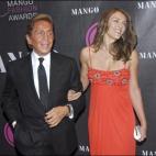 Con el diseñador Valentino en los premios Mango Fashion en Barcelona.