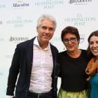 Montserrat Domínguez flanquea a Remigio Lluch, director de márketing de 'El País', y Antía Bendaña, de eventos de PRISA Noticias.