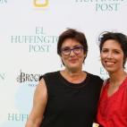 Montserrat Domínguez y la reportera Marta Nebot
