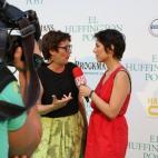 Montserrat Domínguez, en plena entrevista con Marta Nebot