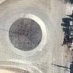 Detalle de la imagen satelital en la calle Yablonska de Bucha.