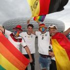 Banderas unidas en el Allianz Arena