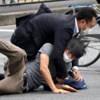El hombre detenido por asesinar al ex primer ministro de Japón, Shinzo Abe.