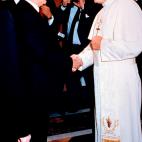 Gorbachov y el Papa Juan Pablo II en una imagen de de 1989