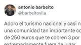 Se gasta más de 250 euros en comer langosta en Menorca y lo que le cobran dispara su indignación