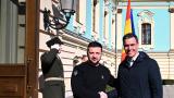 Zelenski visita Madrid este viernes y se verá con el rey Felipe VI y con Pedro Sánchez