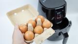 El trucazo para cocer huevos en la freidora de aire en menos de 15 minutos y sin que se rompan