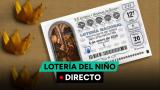 Lotería del Niño 2025, sorteo de hoy en directo: comprobar número de la Lotería Nacional