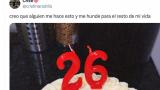 Esta tarta de cumpleaños lleva escrito un mensaje que es toda una puñalada: no puede doler más