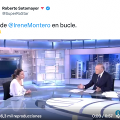 Irene Montero arrasa en Twitter con su respuesta cuando Piqueras le pregunta: 