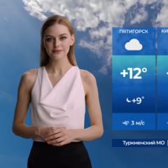 Un canal ruso utiliza una presentadora del tiempo creada con inteligencia artificial