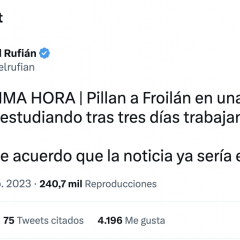 Este tuit de Rufián sobre Froilán desencadena esta conversación con Pablo Iglesias