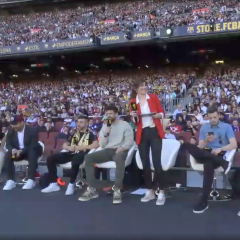 Cristinini, presentadora de la final de la Kings League, cuenta lo que le dijo Laporta al conocerla