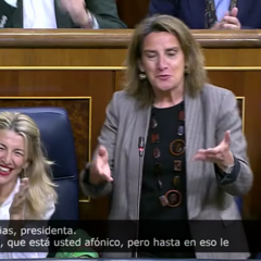 La respuesta de Ribera a un diputado del PP que estaba afónico: provoca risas al instante