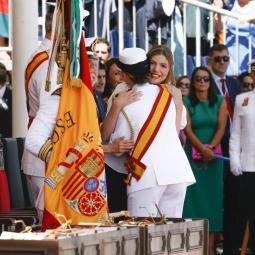 La infanta Sofía no puede evitar emocionarse en el gran día de Leonor