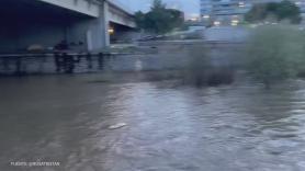 Riesgo de desbordamiento en el río Manzanares: el Ayuntamiento pide precaución