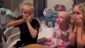La reacción de un niño al saber que puede salvar a su hermana con cáncer conmueve en las redes