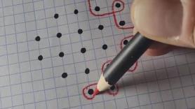 La satisfactoria forma de resolver un patrón de puntos que deja a todo el mundo 'embobado'