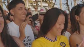 El nuevo baile viral de Abel Caballero en el festival O Marisquiño