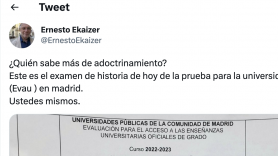 Polémica por una de las preguntas en el examen de Historia de la EvAU en Madrid