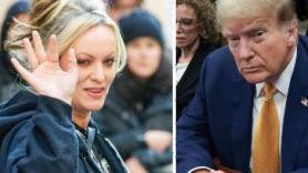 Stormy Daniels, cara a cara ante Trump en el juicio por el presunto soborno para acallar su 'affaire'