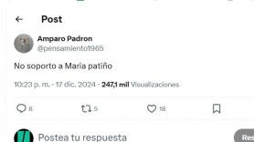 Aluvión de 'me gusta' a María Patiño por su respuesta a este mensaje: nadie lo vio venir