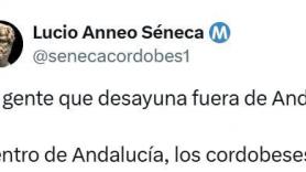 Comparte lo que ha desayunado en Córdoba y asegura que "la gente que desayuna fuera de Andalucía no sabe desayunar"