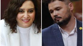 Rufián tiene claro por qué hace Ayuso lo que hace y a muchos no les va a gustar