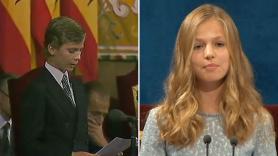 Las similitudes de Felipe y Leonor en su primer discurso oficial en los Princesa de Asturias