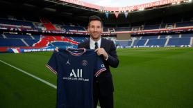 Leo Messi ofrece la primera rueda de prensa como jugador del PSG
