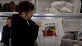 Iberia realiza un emotivo homenaje a Pau Gasol en un vuelo con destino a Los Ángeles