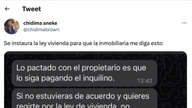 Indignación total en Twitter por este mensaje de WhatsApp de una inmobilaria tras la ley de vivienda