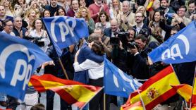 Lo que se ha visto justo antes de que empezara el acto del PP en Madrid es de no creer