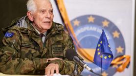 Borrell acalla las discrepancias internas en la UE desde Kiev y promete "seguir unidos" en el apoyo militar a Ucrania