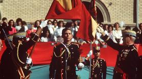 Así fue la jura de bandera de Felipe VI, 38 años antes de la de Leonor