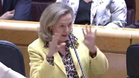 Nadia Calviño se despide del Senado con una frase que la portavoz del PP no olvidará