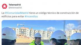 Tremendo alboroto con este tuit de Telemadrid tras el incendio en Valencia: hay hasta una nota de la comunidad