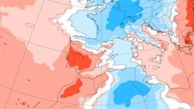 La AEMET parte por la mitad a España: del récord de 34 grados a heladas