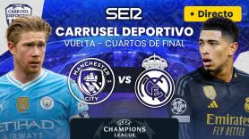 Sigue en directo el partido de Champions (vuelta de cuartos de final): Manchester City - Real Madrid