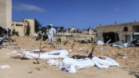 EEUU pide a Israel más información sobre las fosas comunes de Gaza y reclama que deje entrar ayuda