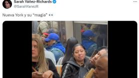 Una periodista española no da crédito con lo que ve en el metro de Nueva York