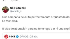 Una diputada del PP habla de "campaña de culto" del PSOE con Sánchez y la réplica que le dan no la vio venir nadie