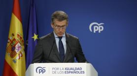 Feijóo acusa a Sánchez de pretender que los españoles "dimitamos de la democracia"