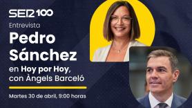 Sigue en directo la entrevista de Àngels Barceló a Pedro Sánchez en 'Hoy por Hoy'