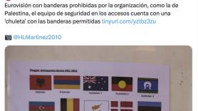 Publican la foto de las banderas permitidas en Eurovisión: en España no pasa desapercibido por esto