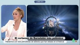 La diferencia que ve Cristina Pardo entre lo ocurrido en Eurovisión con Israel y Rusia da que pensar